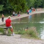 At the shores of a lake
