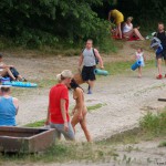 At the shores of a lake