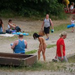 At the shores of a lake