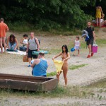 At the shores of a lake