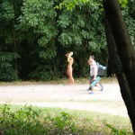 At the shores of a lake