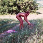 In the woods and later