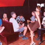 In a small bar disco