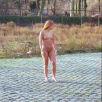 Near the harbour next to the river