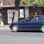 A long walk in the park of a palace
