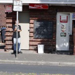 A long walk in the park of a palace