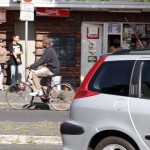 A long walk in the park of a palace