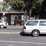 A long walk in the park of a palace