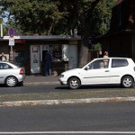 A long walk in the park of a palace