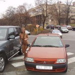 On the streets of Prague