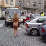 On the streets of Prague