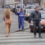 On the streets of Prague