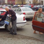 On the streets of Prague
