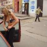 On the streets of Prague