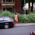 At a small shopping center