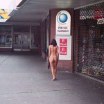 At a small shopping center