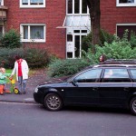 At a small shopping center