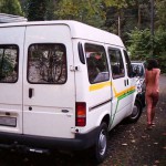 At a party and on the way to and from