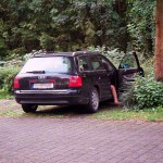 At a party and on the way to and from