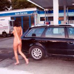 At a party and on the way to and from