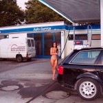 At a party and on the way to and from