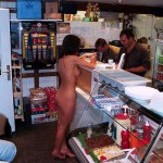 At a party and on the way to and from