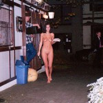 At a party and on the way to and from