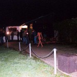 At a party and on the way to and from