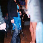 At a party and on the way to and from