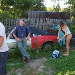 At a living home and in the garden