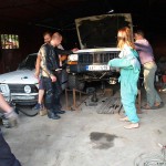 At a living home and in the garden