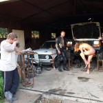 At a living home and in the garden