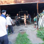 At a living home and in the garden