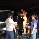 At a living home and in the garden