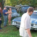 At a living home and in the garden