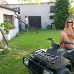 At a living home and in the garden