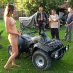 At a living home and in the garden