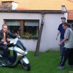 At a living home and in the garden