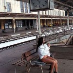 In and around a railway station