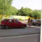 At a car and motorbike dealer