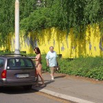 At a car and motorbike dealer