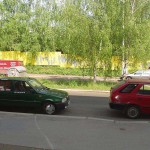 At a car and motorbike dealer