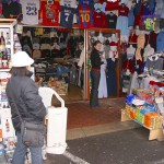 At a streetside flea market