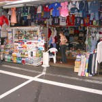 At a streetside flea market