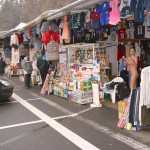 At a streetside flea market