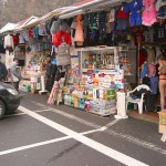 At a streetside flea market
