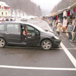 At a streetside flea market