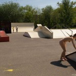 Playing ball at a sports field
