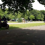 On the road in a tourist bus