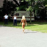 On the road in a tourist bus